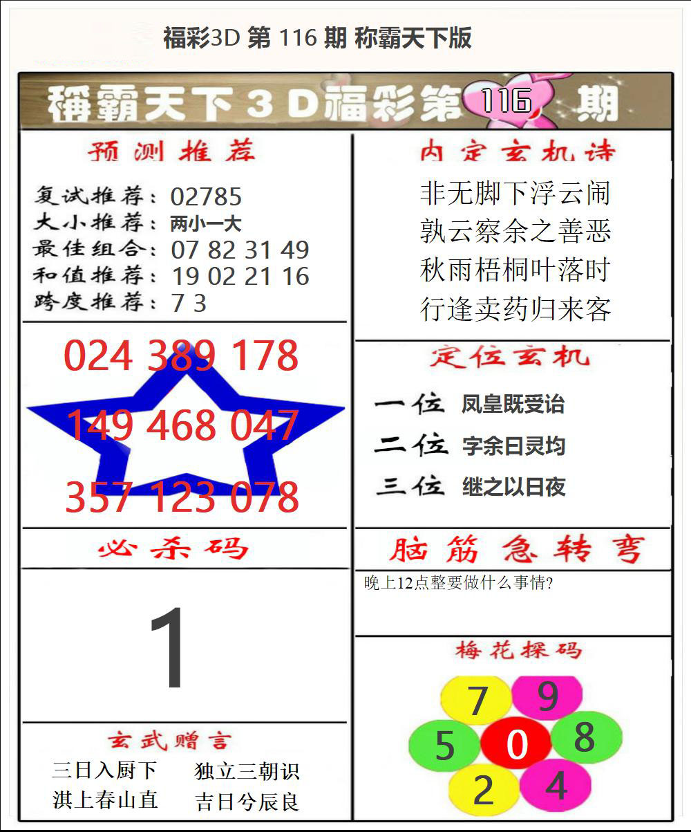 称霸天下版