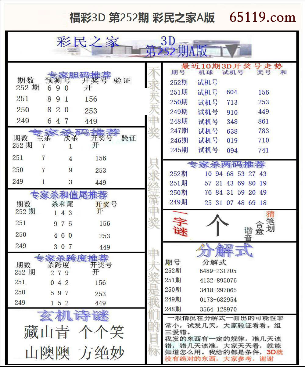 福彩3D彩民之家A版