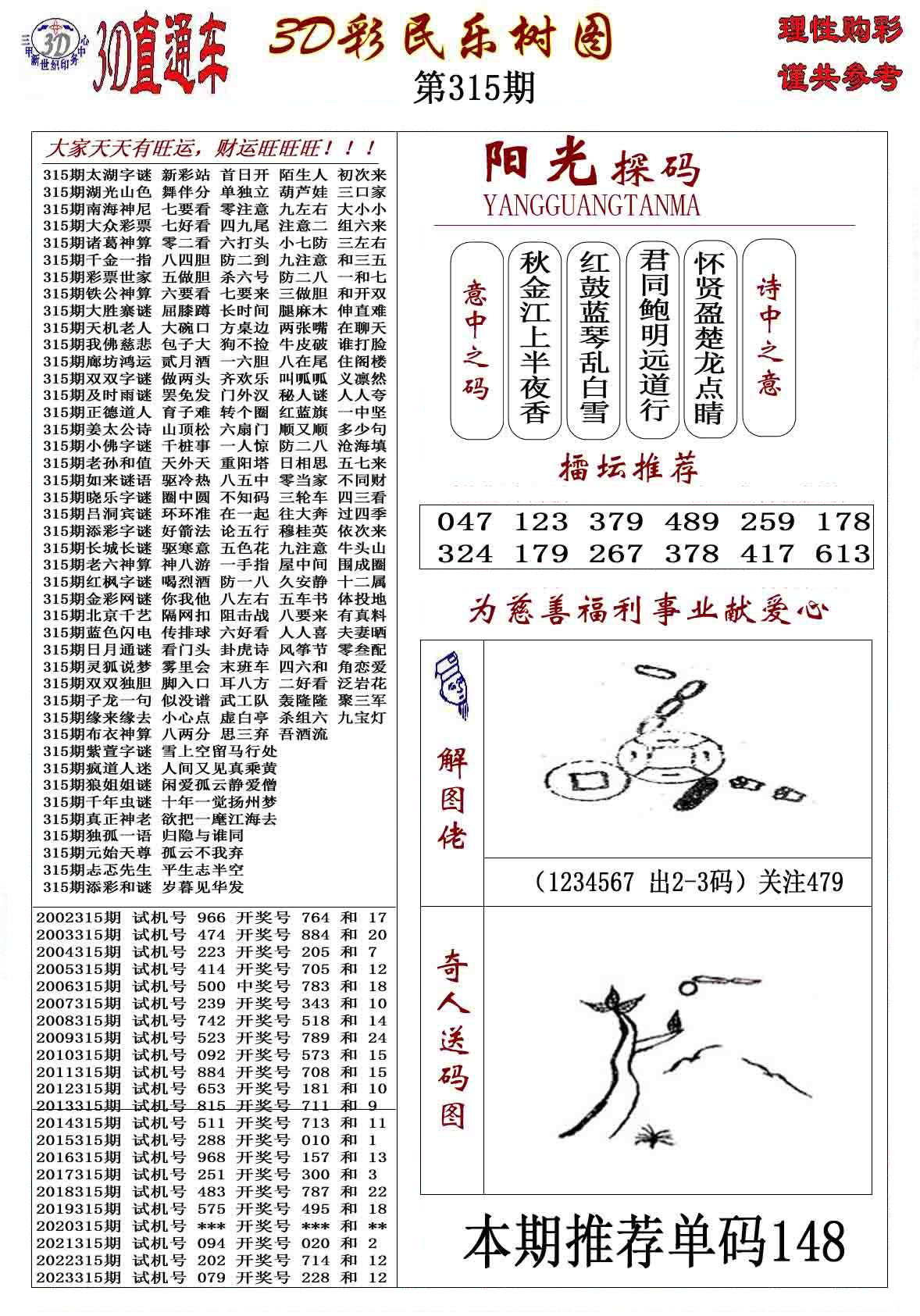 3D彩民乐树图