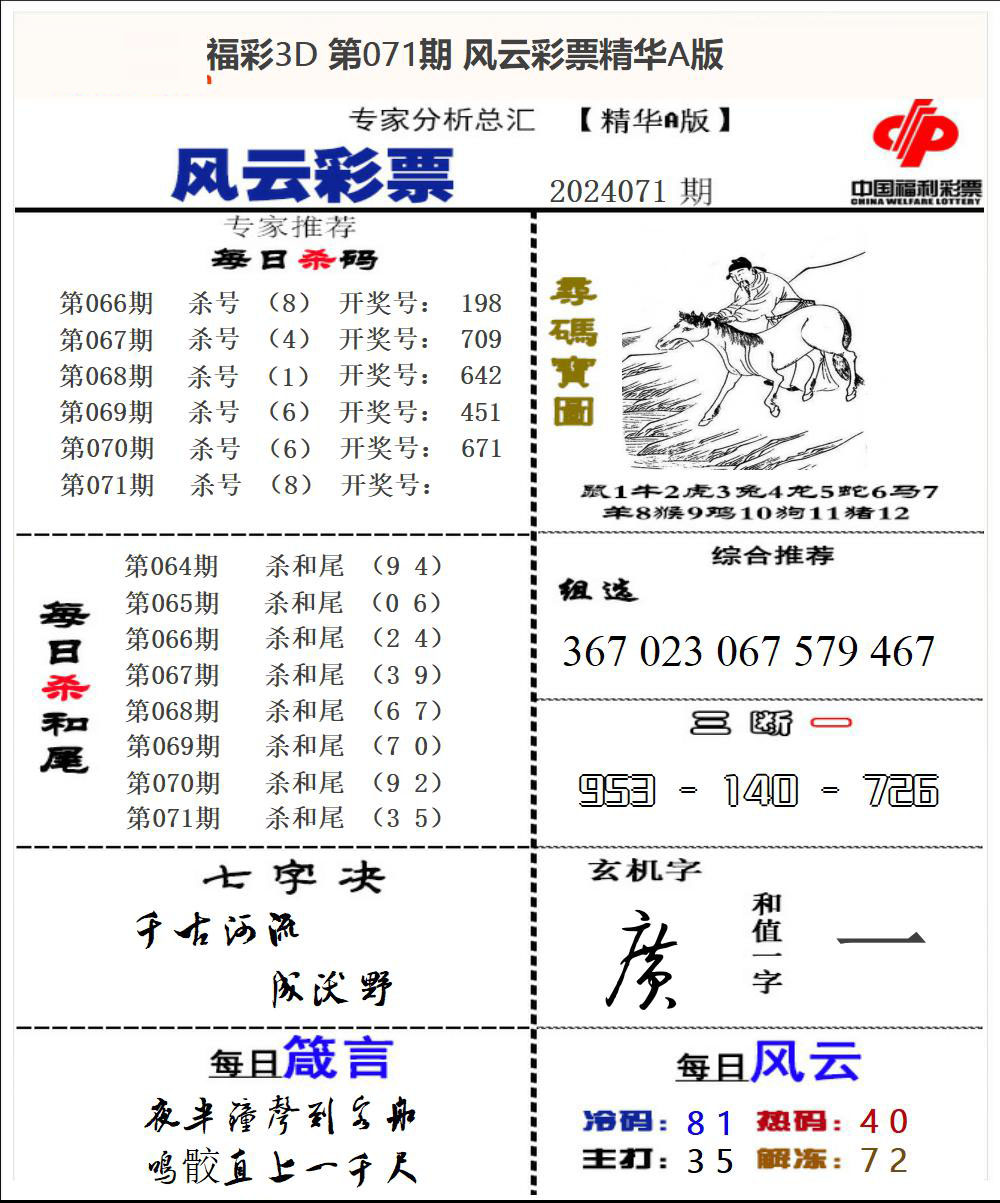 风云彩票精华A版