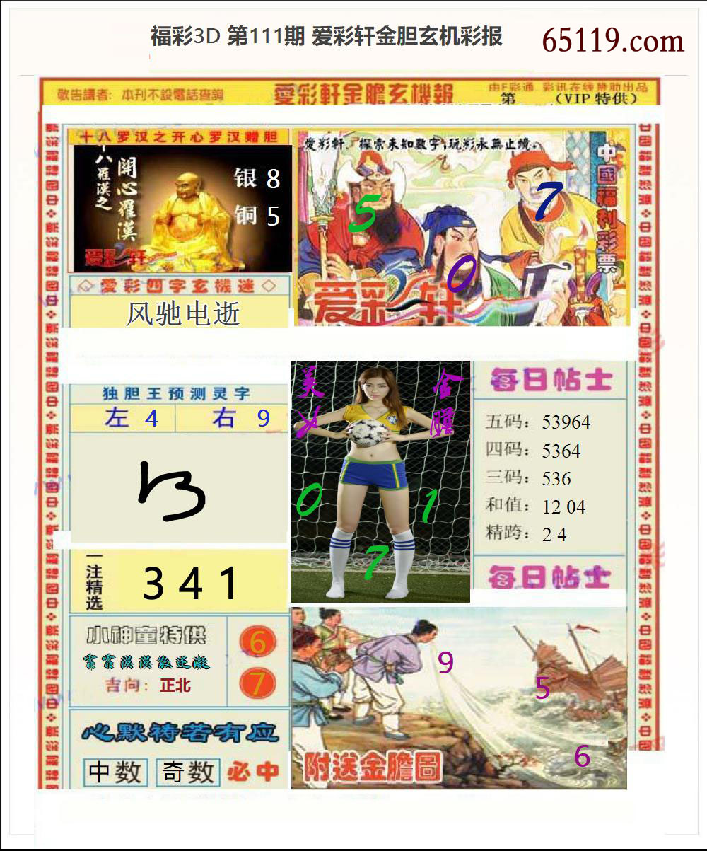 3d金胆玄机彩报
