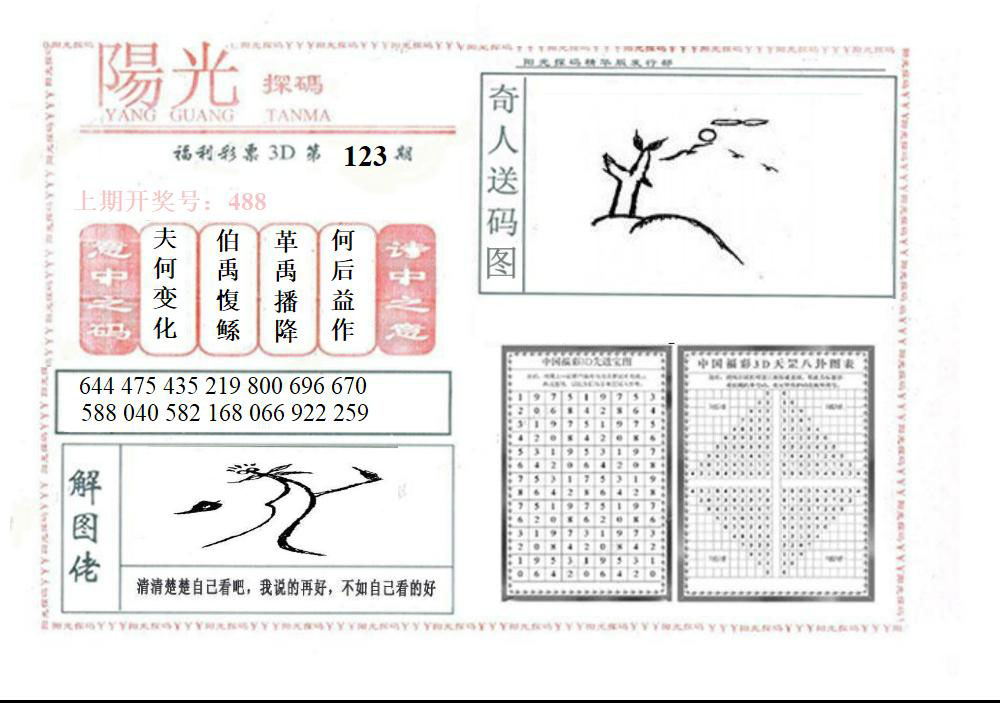 3D阳光探码精华版